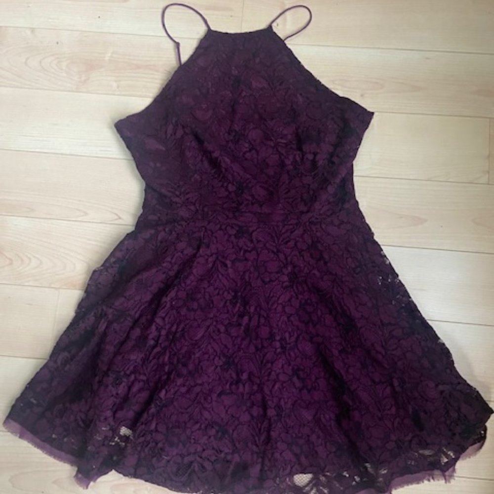 Laced red dress